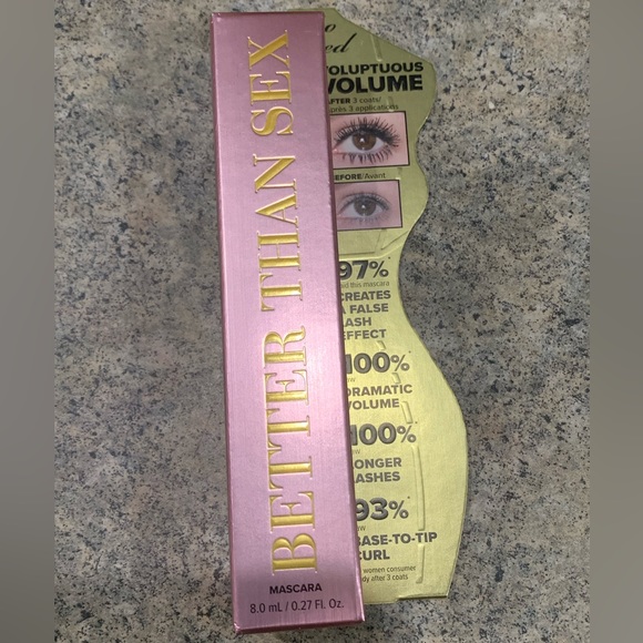 Too Faced Better Than Sex Mascara Makeup Black Lengthening Volumizing Eye Lashes - Picture 10 of 15
